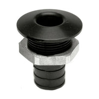 HOT PRODUCTS 3/4 Inch Bilge Fitting - Black (Straight)