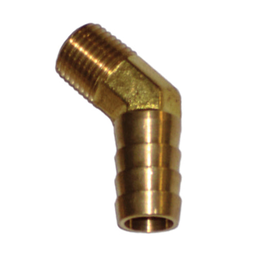 HOT PRODUCTS Brass 45 Degree Fitting (1/4 x 1/2)