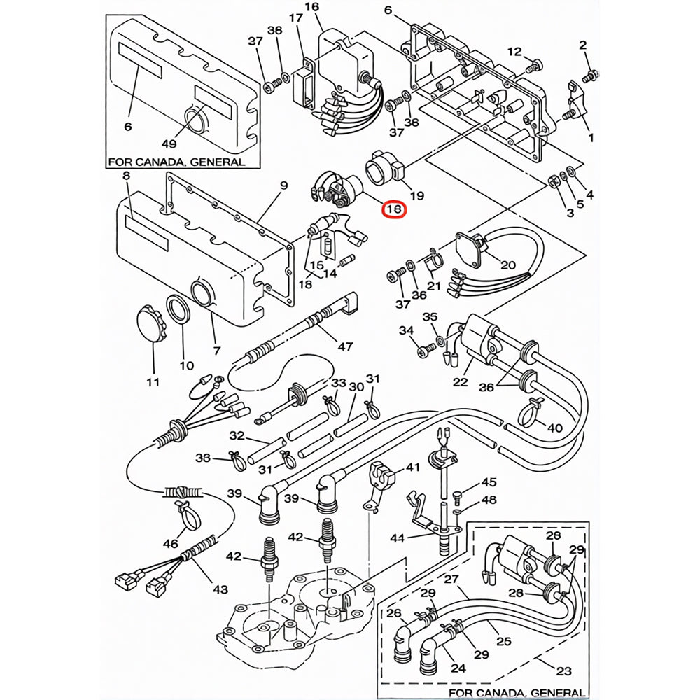 Akozon Relais de moto Relais de solénoïde de démarreur de moto adapté