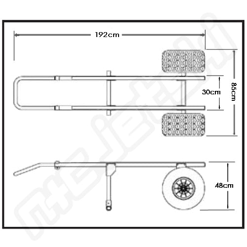 FACTORY ZERO 2 Stroke Stand Up Beach Tote N&C Jet Ski Ltd