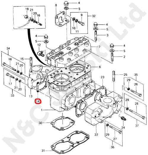 COMETIC Kawasaki 440 & 550 Intake Gasket N&C Jet Ski Ltd