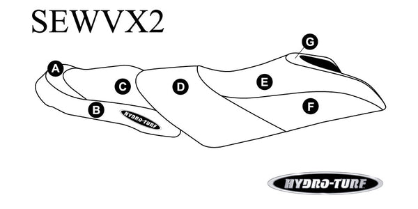 HYDRO-TURF Seat Cover for Yamaha VX, VX Deluxe & VXS