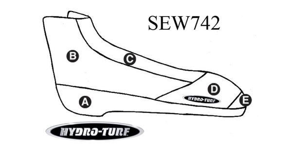 HYDRO-TURF Seat Cover for Yamaha WaveBlaster 3
