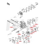 KEIHIN 38mm, 40mm OEM Type & CDKII Carburetor Rebuild Kit