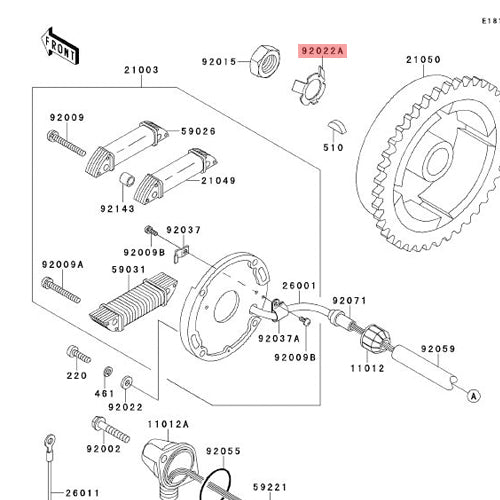 HOT PRODUCTS Kawasaki 440 & 550 Flywheel Washer