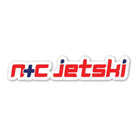 N&C JET SKI Long Logo Sticker