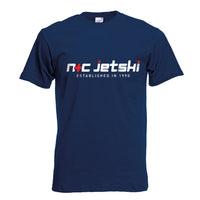 N&C JET SKI Front Print T-Shirt - Blue