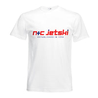 N&C JET SKI Front Print T-Shirt - White