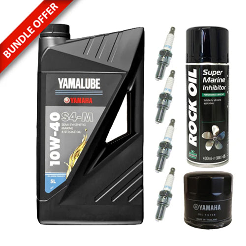 N&C JET SKI Yamaha 1000cc & 1100cc Engine Service Kit with 10W-40 Engine Oil