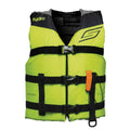 SLIPPERY Hydro Youth Life Vest - Lime & Black