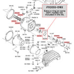 WSM Kawasaki 1200 & 1500 Jet Pump Repair Kit (2007 - 2011)