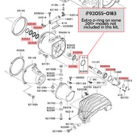 WSM Kawasaki 1200 & 1500 Jet Pump Repair Kit (2007 - 2011)