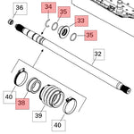 WSM Seadoo 1503 Carbon Ring Kit (2002 - 2015)