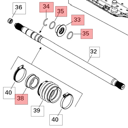 WSM Seadoo 1503 Carbon Ring Kit (2002 - 2015)