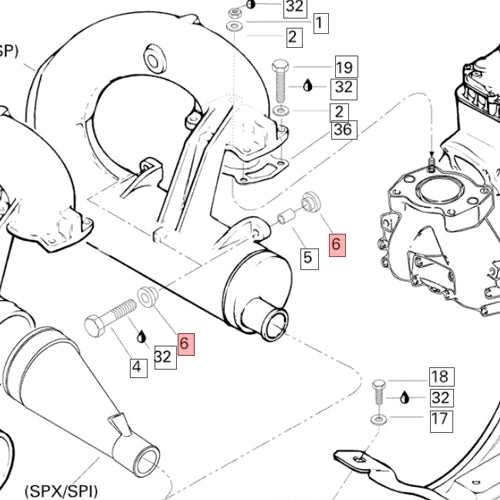 WSM Seadoo 580, 650, 720, 800 & 951 Bushings (1996 - 2007)