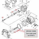 WSM Yamaha 1800 & 1900 Jet Pump Repair Kit (2008-2024)