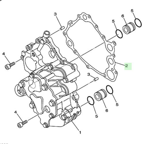 YAMAHA Genuine 1800 & 1900 Oil Pump Gasket (2008 - 2026)