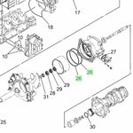 YAMAHA Genuine GP-R & FX SVHO Pump Wear Ring O-Ring (2020 - 2026)
