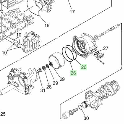 YAMAHA Genuine GP-R & FX SVHO Pump Wear Ring O-Ring (2020 - 2026)