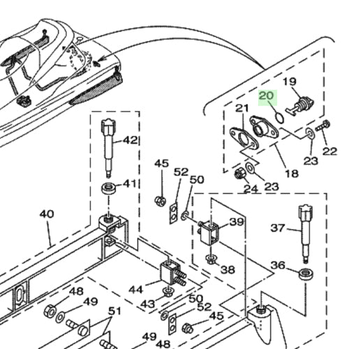 YAMAHA Genuine Drain Plug O-Ring (1995 - 2026)