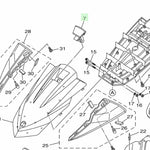 YAMAHA Genuine GP, GP-R, VX, VXR & VXS Engine Hatch Lid Lock (2015 - 2020)