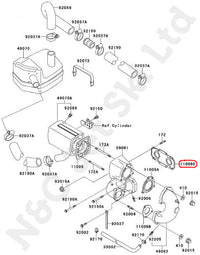 COMETIC Kawasaki 440 & 550 Exhaust Manifold Gasket