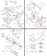 COMETIC Kawasaki 550 (Post 1991) Full Gasket Kit With Crank Seals