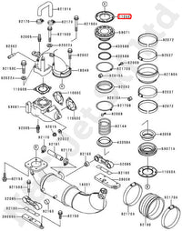 COMETIC Kawasaki 650 & 750 Exhaust Joint Gasket
