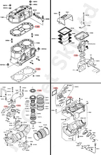 COMETIC Kawasaki 650 SC, TS & X-2 Full Gasket Kit