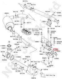 COMETIC Kawasaki 750 & 800 Exhaust Headpipe Gasket