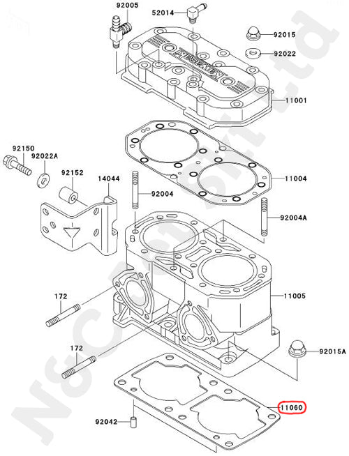 COMETIC Kawasaki 750 & 800 Performance Cylinder Base Gasket (0.060 inch - 1.5 mm)