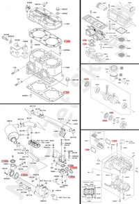 COMETIC Kawasaki 800 Full Gasket Kit With Crank Seals