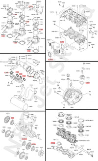 COMETIC Kawasaki Ultra Full Gasket Kit With Crank Seals