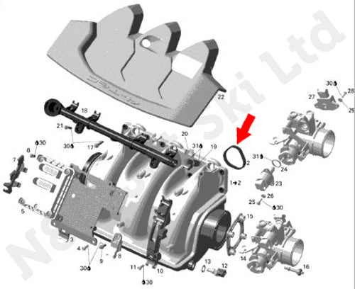 COMETIC Seadoo 4-Tec Oil Pump O-Ring