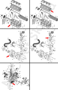COMETIC Seadoo 4-Tec Top Gasket Kit