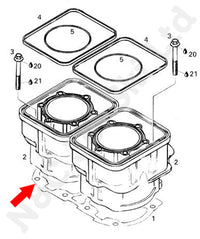 COMETIC Seadoo 720 Cylinder Base Gasket