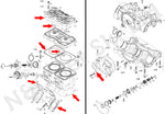 COMETIC Seadoo 785 & 800 Top Gasket Kit