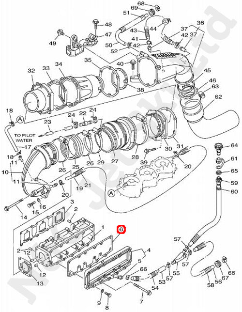 COMETIC Yamaha 1100 & 1200 Exhaust Cover Gasket