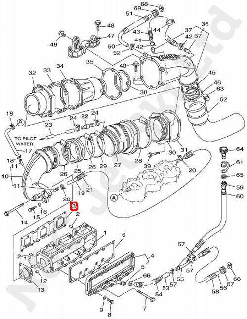 COMETIC Yamaha 1200 Cylinder To Exhaust Manifold Gasket
