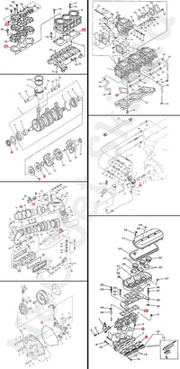 COMETIC Yamaha 1200 Full Gasket Kit With Crank Seals