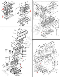 COMETIC Yamaha 1200 Top Gasket Kit