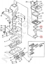 COMETIC Yamaha 650 & 701 Single Carb Air Cooler Cover Gasket