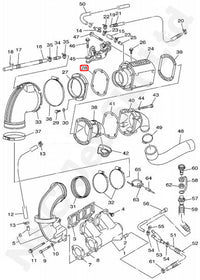 COMETIC Yamaha 701 & 760 Exhaust Outer Cover Gasket