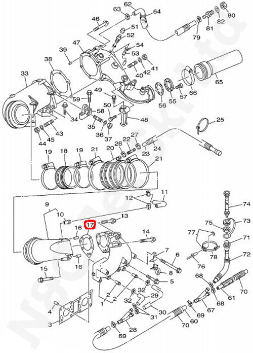 COMETIC Yamaha 800 Exhaust Manifold To Header Pipe Gasket