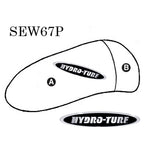 HYDRO-TURF Chin Pad Cover for Kawasaki 750 SX