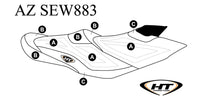 HYDRO-TURF Premier Seat Cover for Seadoo GTX 155, GTX 215 & GTX Ltd iS