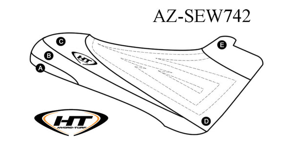 HYDRO-TURF Premier Seat Cover for Yamaha WaveBlaster 3