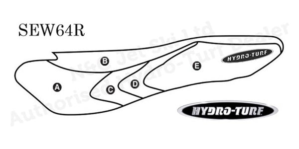 HYDRO-TURF Seat Cover for Kawasaki 1200 STX-R, 900 STX & STX