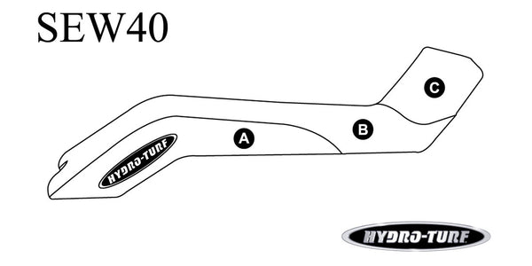 HYDRO-TURF Seat Cover for Kawasaki 650 X-2