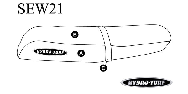 HYDRO-TURF Seat Cover for Kawasaki TS